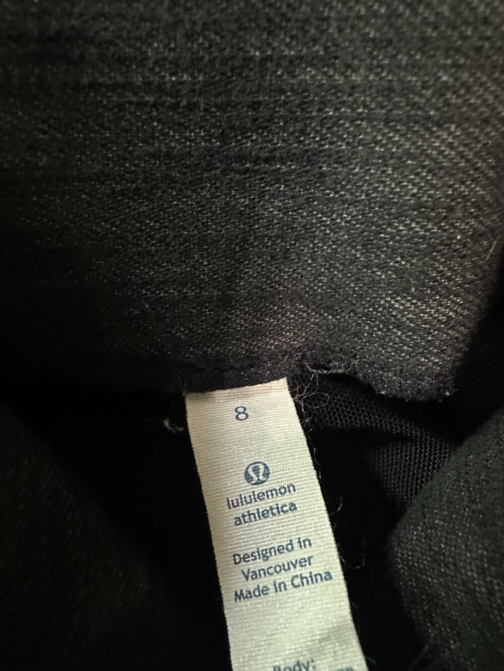 Lululemon Define Jacket Womens 8 Heathered Black Full Zip - Picture 3 of 5